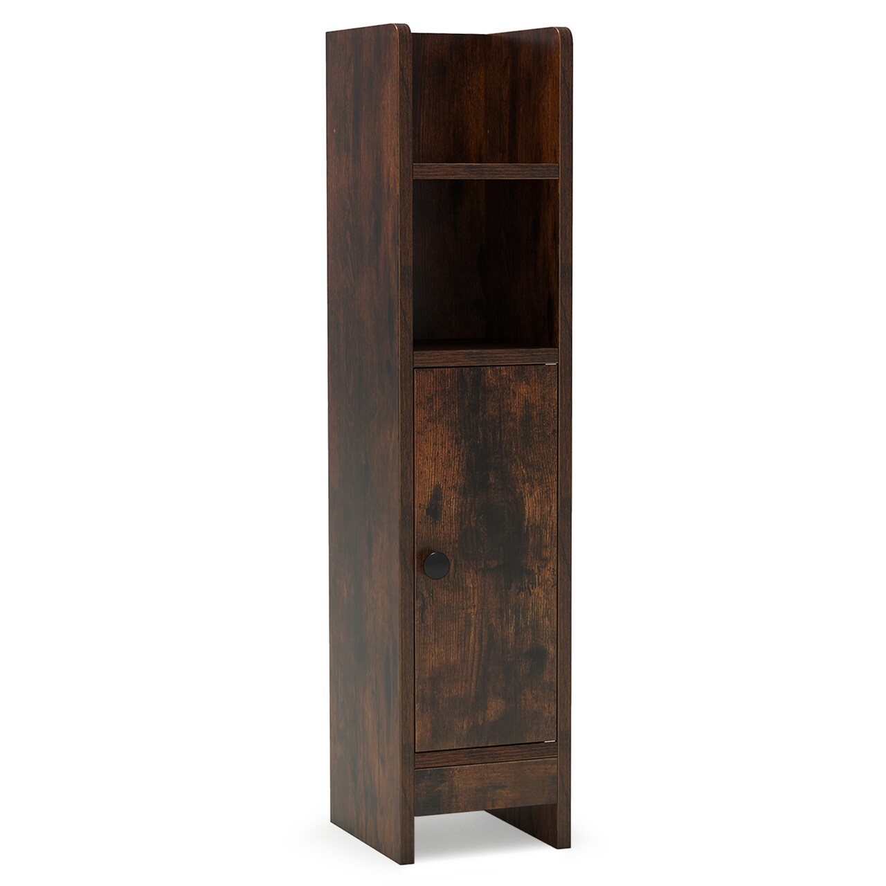 Slim Bathroom Storage Cabinet Narrow Floor Cabinet 8 Inch Wide Space Saving Organizer With Shelves
